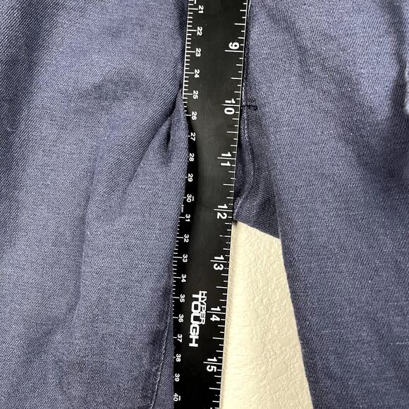 SHIPS Safilin For Ships Navy Linen Flax Chino Trouser Pants Medium Japanese - Picture 13 of 13